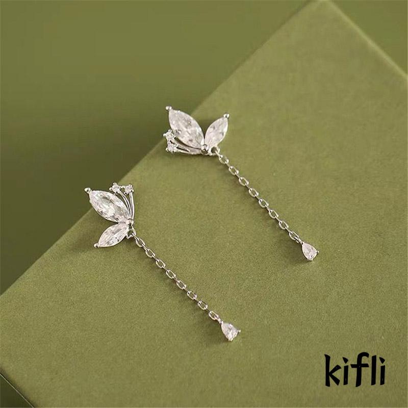 Butterfly Anting,Rumbai Kupu-Kupu Aksen,Berlian Imitasi,Gaya Retro