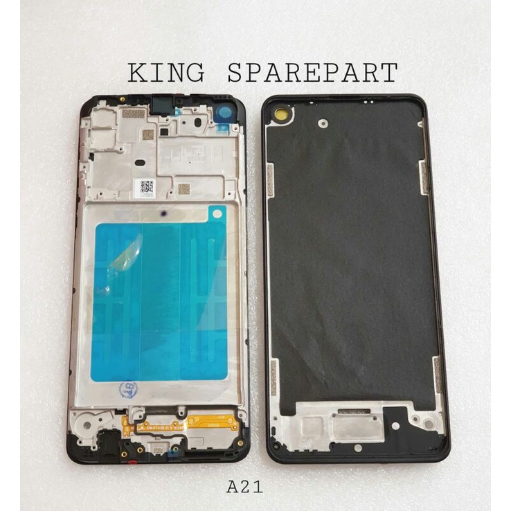 FRAME DUDUKAN LCD TULANG TENGAH SAMSUNG GALAXY A21 A217 A21S ORIGINAL