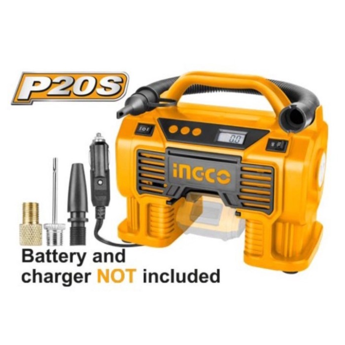 KOMPRESOR ANGIN CORDLESS MINI POMPA BAN 160PSI INGCO CACLI2002