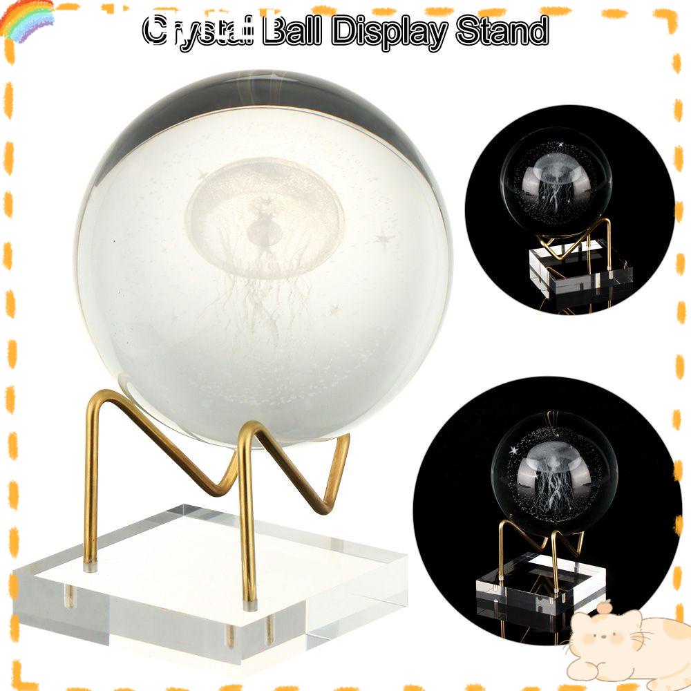 Solighter Base Holder Batu Permata Kristal Mineral Geode Bahan Metal