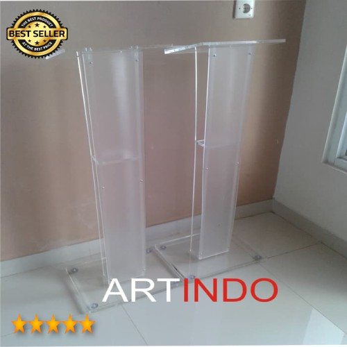 Podium acrylic/ meja pidato akrilik type PD14
