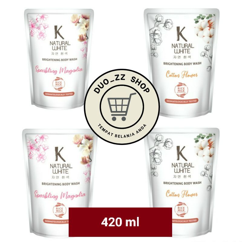 K Natural White Brightening Bodywash 420 ml