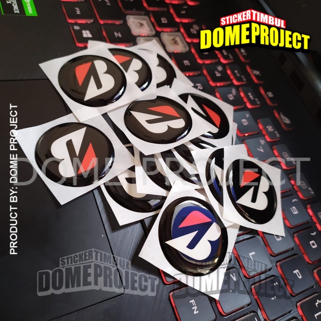 STIKER MOTOR BRIDGESTONE STIKER EMBLEM TIMBUL STIKER EMBLEM MOTOR OUTDOOR STIKER WATERPROOF