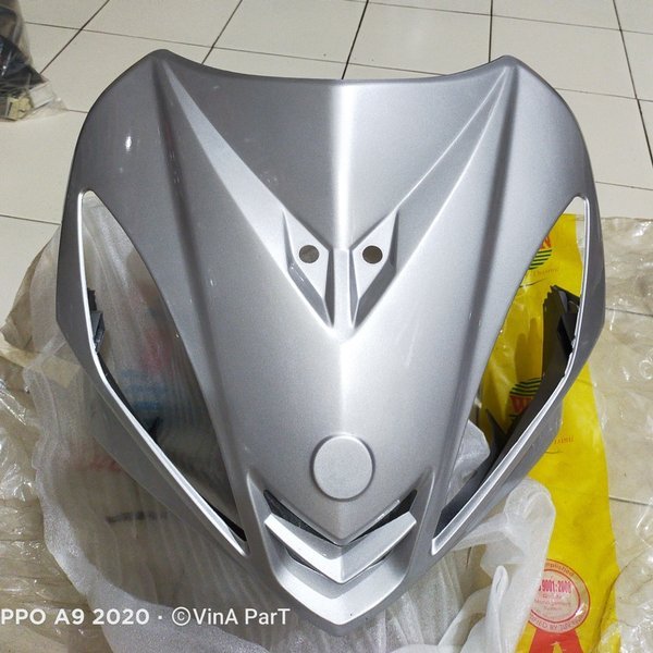 Cover Dasi Tameng Yamaha Juppiter MX Lama Warna Silver