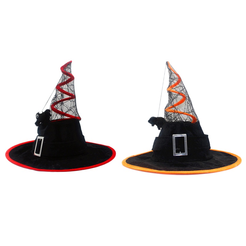 Topi Penyihir Panjang Untuk Kostum Cosplay Halloween Anak Dan Dewasa