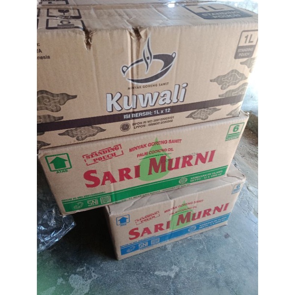 

Minyak Goreng Sari Murni & Kuwali Per Karton