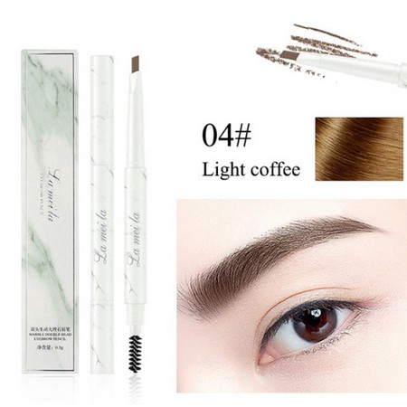 LAMEILA Pensil Alis Eyebrow 2 in 1 Kepala Ganda 7 Warna LA001 801