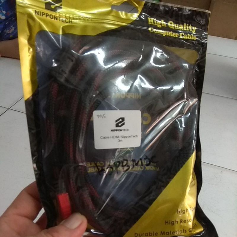 Kabel HDMI 3 m dan 1.5  STD-HITAM bisa cod byr di tempat