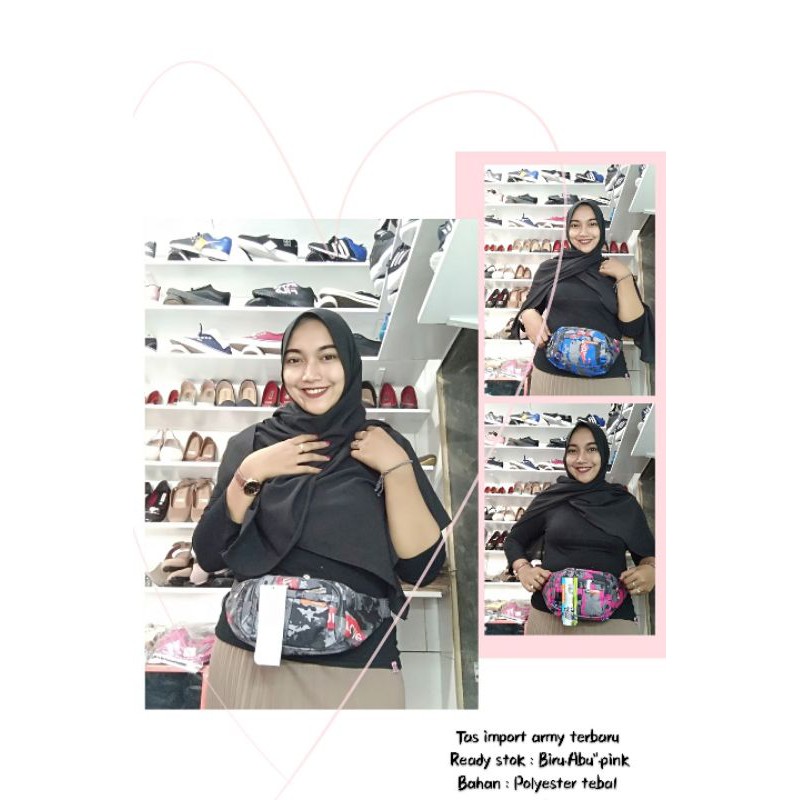 Tas pinggang import army
