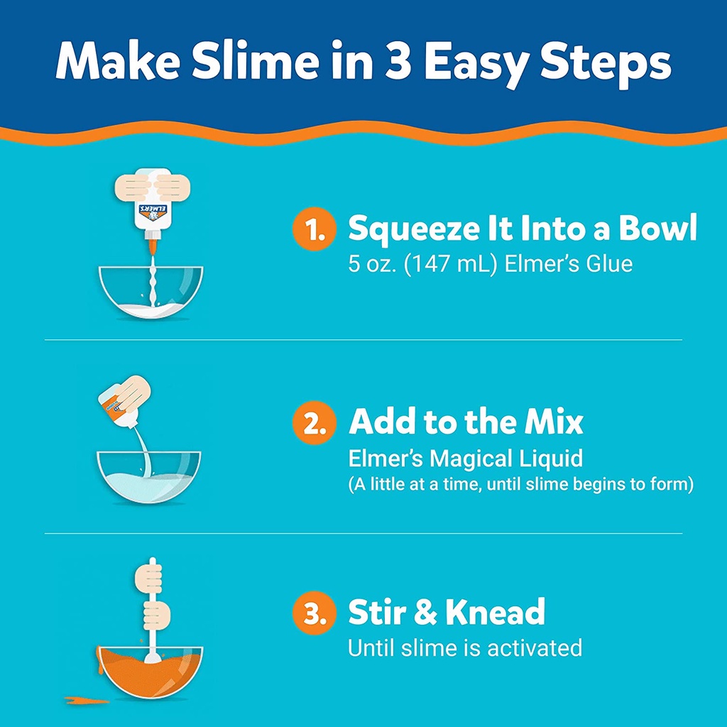 ELMER'S Magical Liquid - Mixed Ingredients to Make Slime