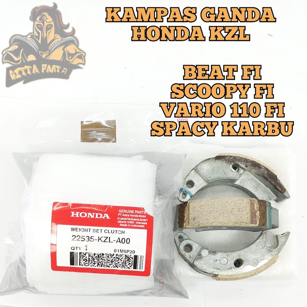 KAMPAS GANDA CVT HONDA KZL KUALITAS ASLI ORIGINAL HONDA AHM PRESISI TIDAK SELIP TIDAK GLEDEK TIDAK GAMPANG TERKELUPAS KUALITAS BAHAN NO.1 DAN DIJAMIN AWET BEAT FI SCOOPY FI VARIO 110 FI SPACY KARBU