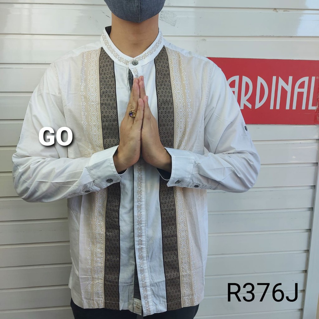 BB CARDINAL KEMEJA KOKO JUMBO,BIG SIZE Taqwa Pakaian Pria Atasan Hem Kemeja Baju Muslim Original Lengan Panjang