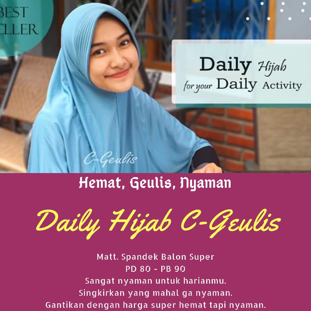 DAILY HIJAB  C GEULIS #KERUDUNG SEHARI HARI
