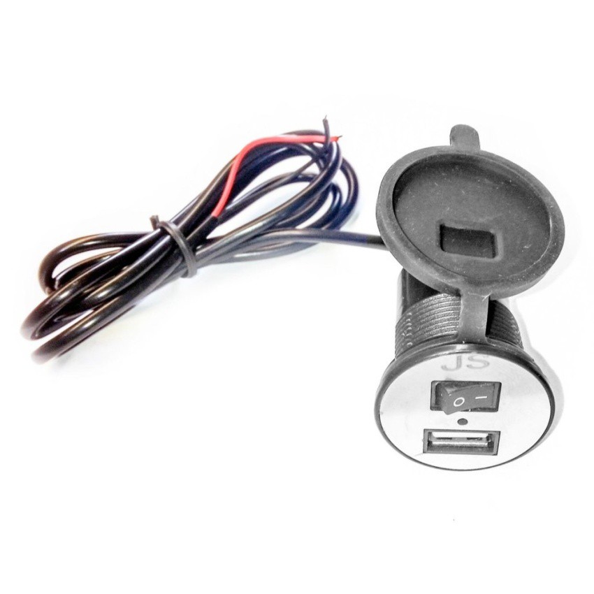 Virgo Racing USB Charger Motor Waterproof- Cas HP di motor