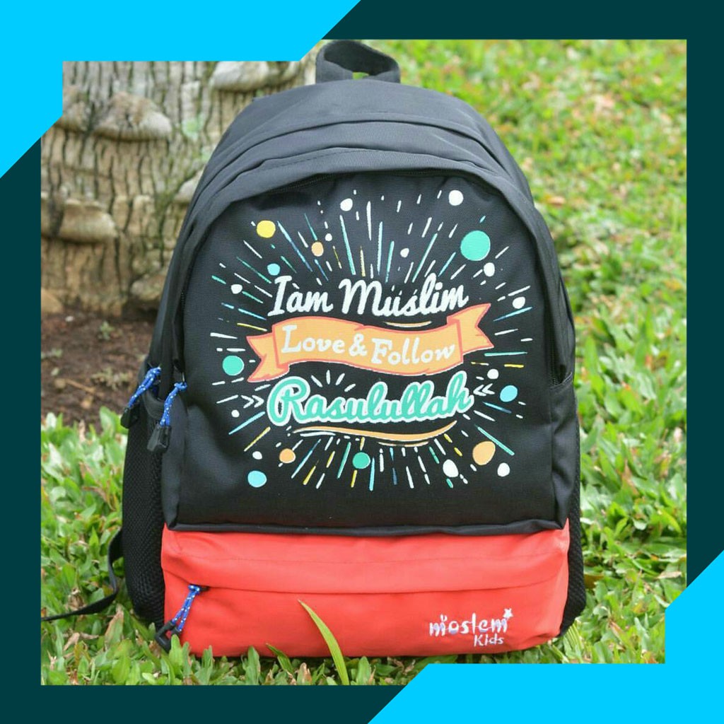 Tas Sekolah Anak Muslim SD/SMP MK115 Backpack Large Moslem Kids