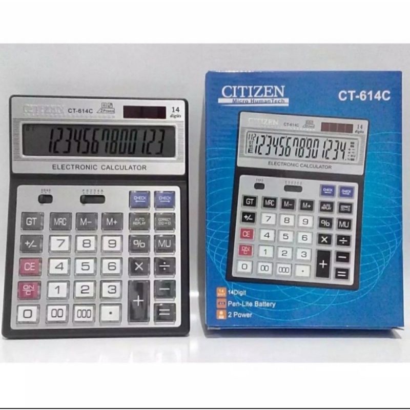 

Kalkulator CITIZEN CT614C calculator CT 614 C kasir alat hitung menghitung