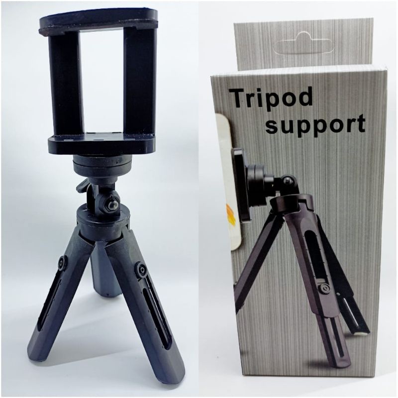 Tripod Mini Selfie Bracket HD30 Dudukan Handphone Anti Slip Tipod Mini Support Universal Phone Holder