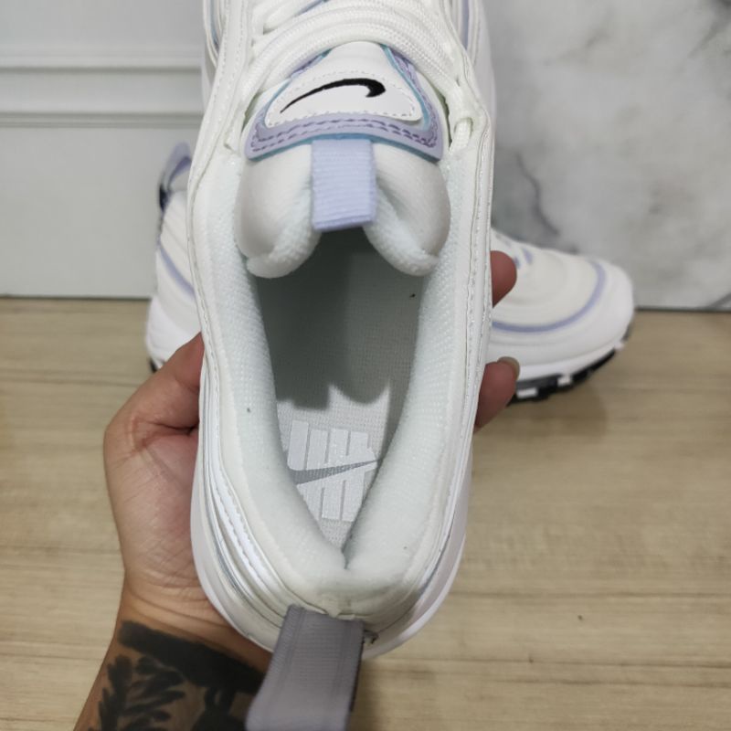 purple white and turquoise air max 97