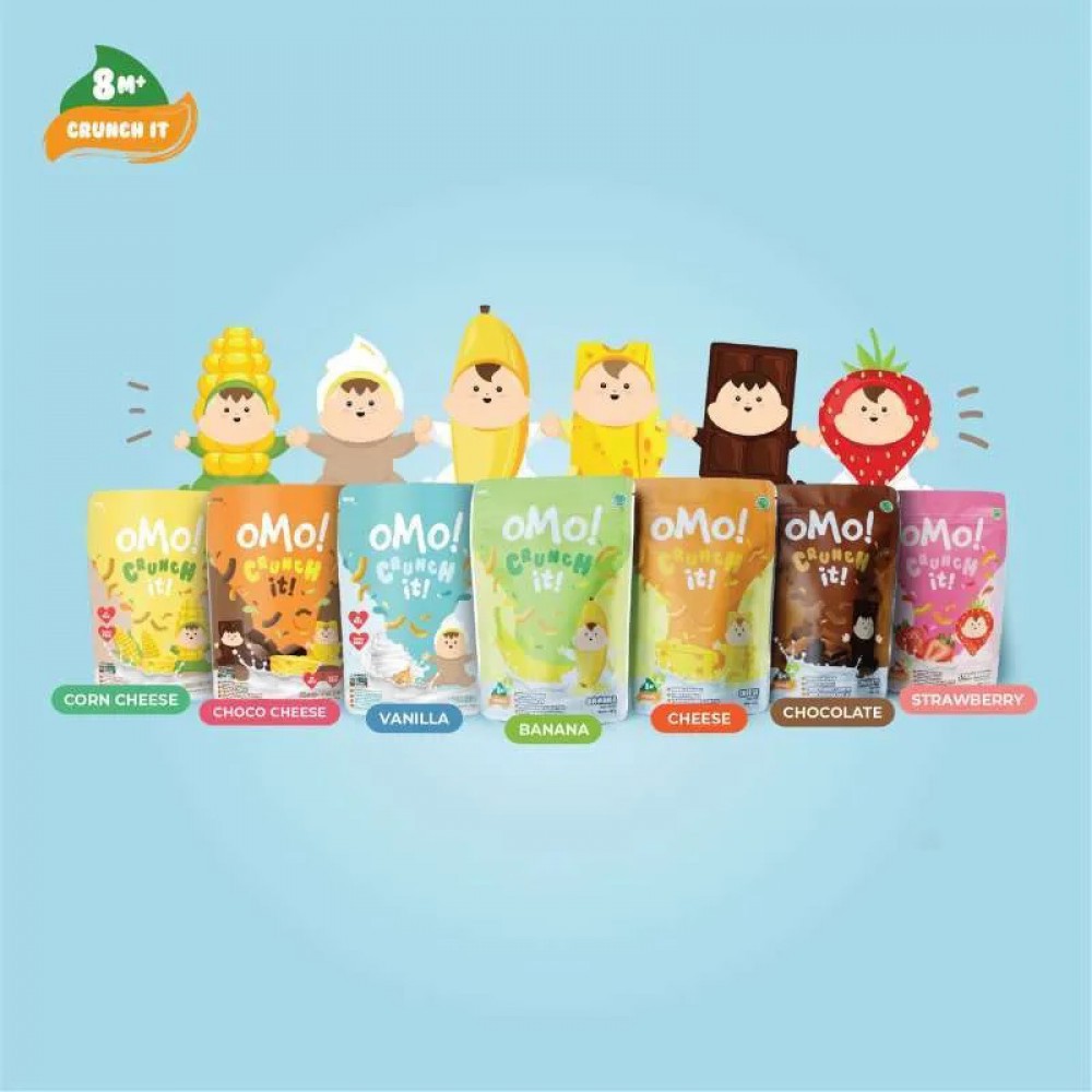 

Omo Crunch It Snack Sehat 8m+ - Tersedia Pilihan Rasa