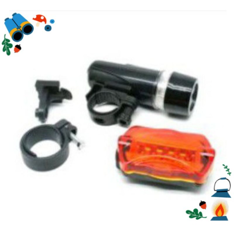 Lampu Depan Sepeda LED  Lampu Belakang LED