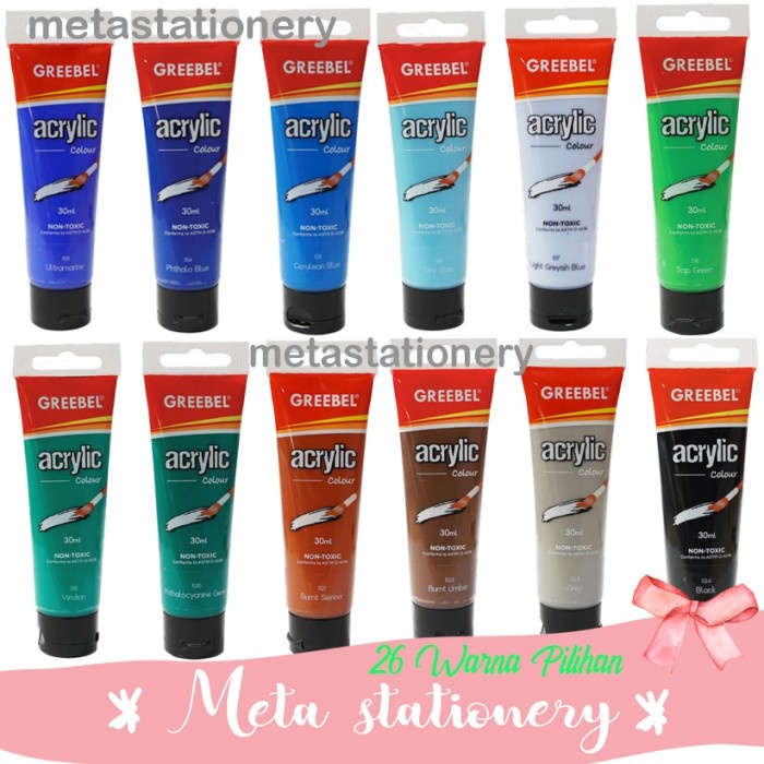 

Cantik Acrylic Color / Cat Acrylic Grebeel 30Ml ( Part 2 ) Terlaris