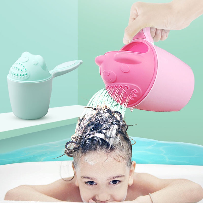 Baby Shampoo Cups Hair-Cup Shower-Spoons Bath-Caps Washing Toddle Bath Cup/Cangkir sampo bayi/Cangkir sampo anak-anak L148