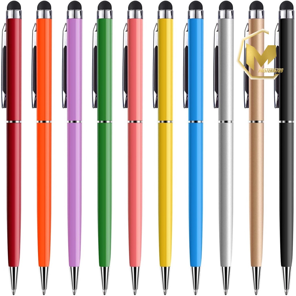 STYLUS PEN UNIVERSAL 2IN1 BALLPOINT PULPEN PENA SMARTPHONE HANDPHONE HP TOUCHSCREEN TOUCH SCREEN SENSITIVE TABLET CAPACITIVE MA2270