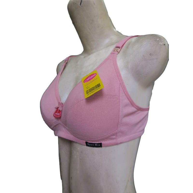 Bra Wanita / BH Sport Tanpa Kawat Katun /  Sportbra Adem dan Lembut