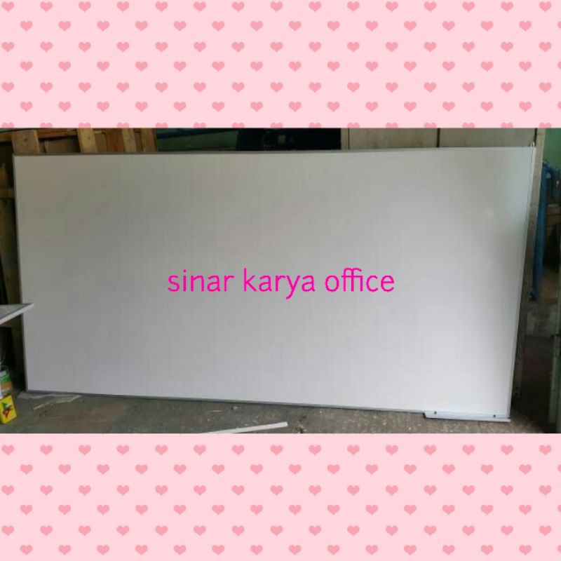 

Papan Tulis magnetik ukuran 90x180 cm gantung White Board putih 90x180cm