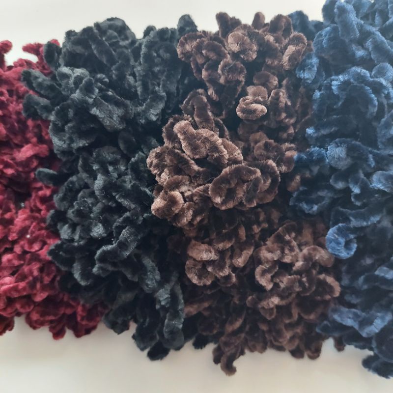 Ikat Rambut Ubur ubur Kunciran Cendol Jumbo Hijab Cepol Aksesoris-Ukuran besar