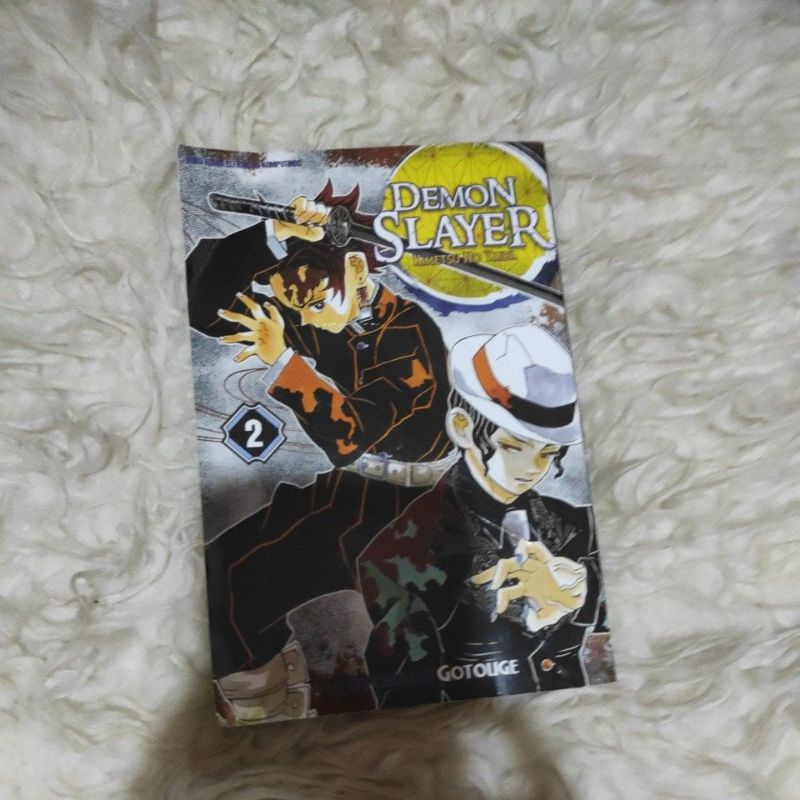 comix demon slayer yang terjakau tapi bekas dan no plastik with buble wrap yes ayo di beli yuk yuk