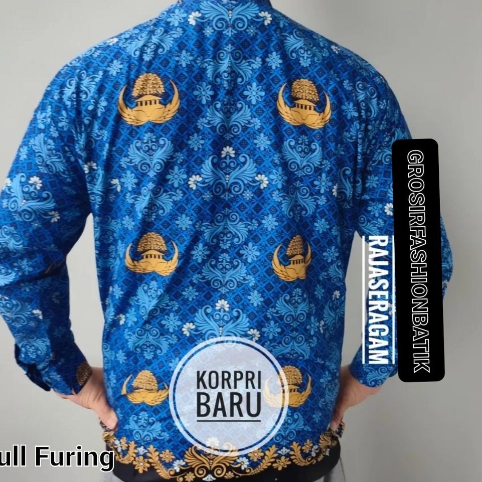 Big Sale.. KEMEJA HEM PRIA KORPRI 2022 FULL FURING. Seragam Kopri Terbaru 2022 Full Furing. BAJU KOR