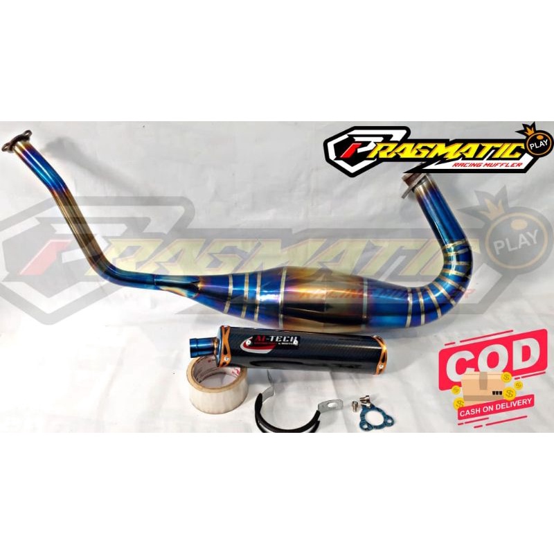 Knalpot Ninja R RR SS Bluemoon/Knalpot Ninja R RR SS Aitech Blue/Knalpot Ninja R RR SS Kemrincing