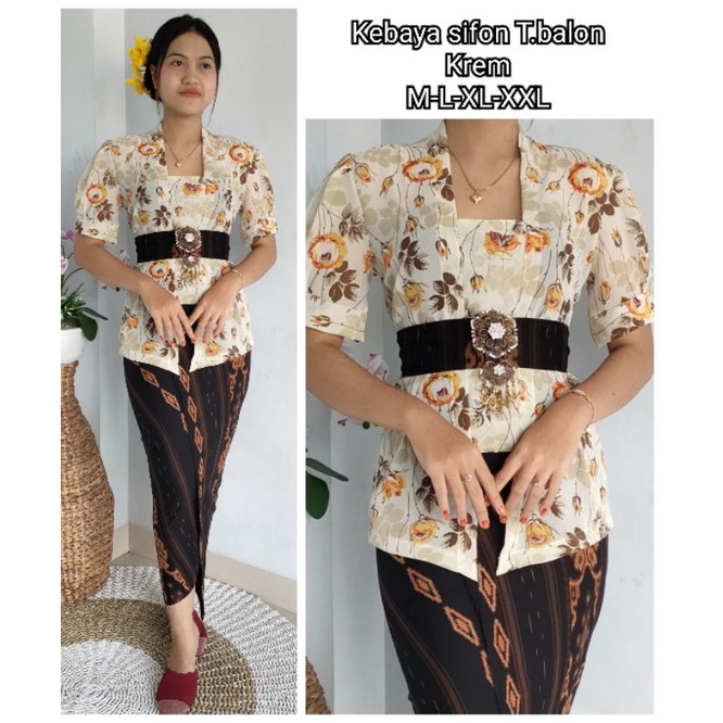 KEBAYA SIFON TANGAN BALON