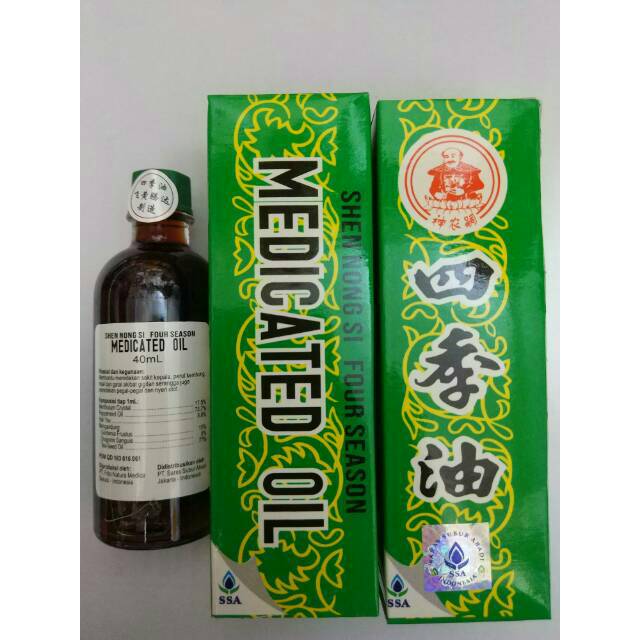 Jual MEDICATED OIL 40ml / FOUR SEASON 40ml | Shopee Indonesia