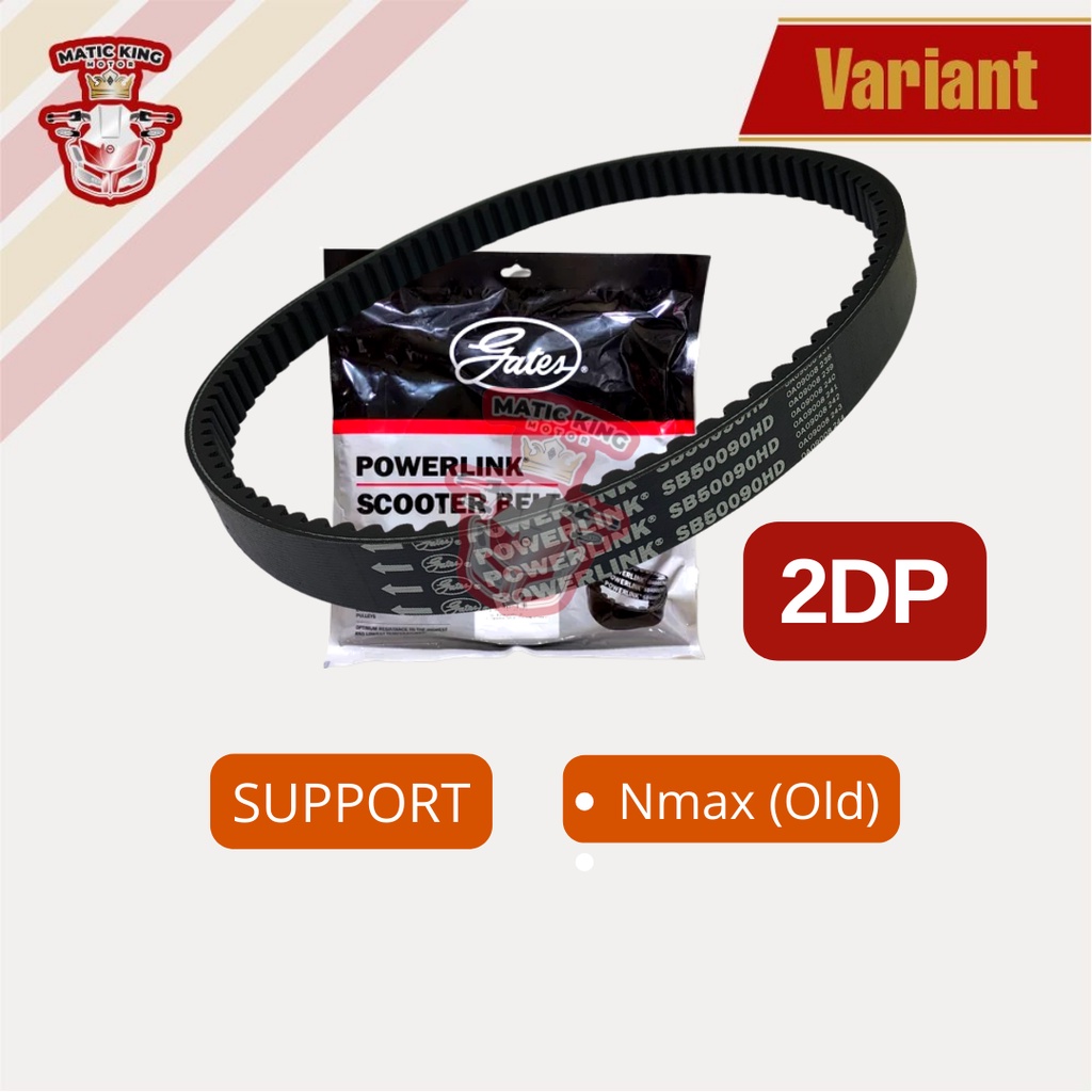 Vanbelt V Belt Nmax Aerox 155 Lexi 125 Gates Powerlink Made in Thailand