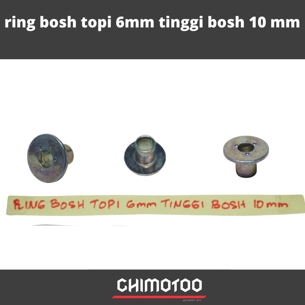 ring bosh topi 6mm tinggi bosh 10 mm