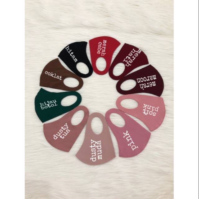 Terlaris Masker Scuba Premium (tebal) Laser Cut 8 Warna Gramasi 280 Realpict 6nGrZoLsQ5dYQm