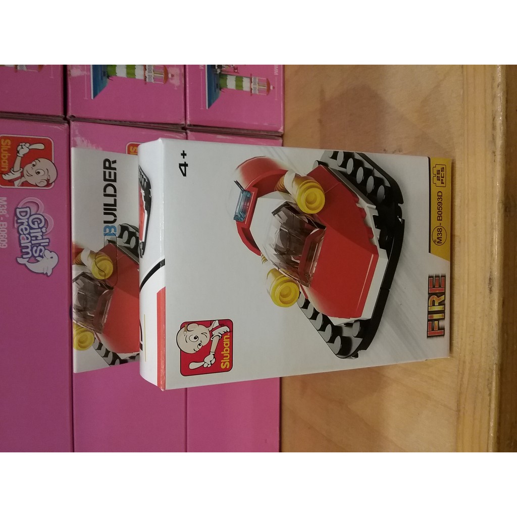 sluban M38-B0593 builder fire D hovercraft