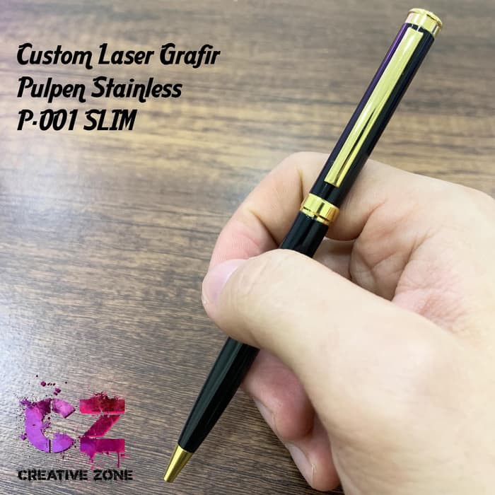 

CUSTOM CETAK UKIR SOVENIR/PROMOSI LASER GRAFIR PENA PULPEN BULPEN P001