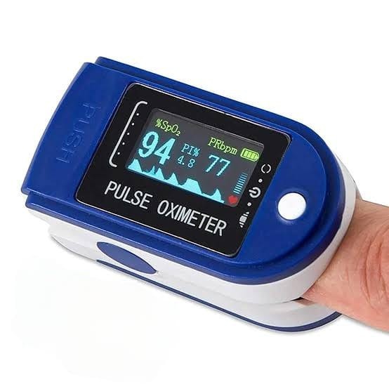 Oksimeter Oximeter Oxymeter Alat Ukur Saturasi Oksigen Darah Pulse Fingertip