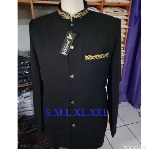 Jasko Polos | Jasko Bordir | Jasko Warna Hitam