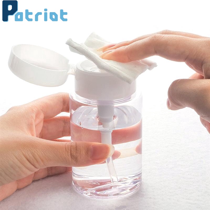 100/150/200ml  Empty Plastic Dispenser Bottle / Press Pumping Empty Plastic bottle / Makeup Remover Water Pressing Bottle/ Travel Refillable Bottles/ Push Down Empty Pump Makeup Container Bottle