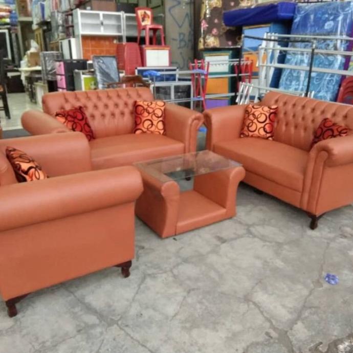 SOFA CHESTERFIELD seribu kancing / jaguar / ruang tamu READY STOK
