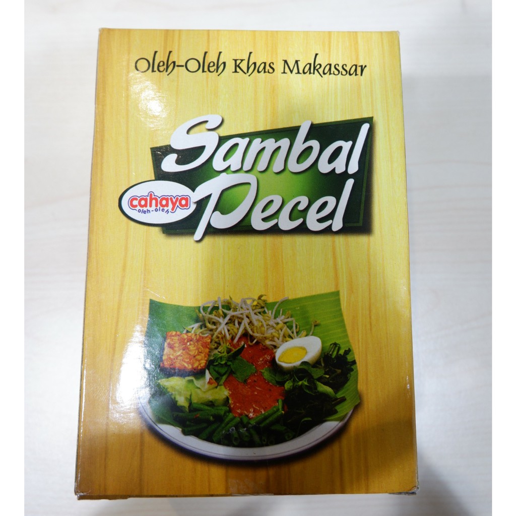 

Sambal Pecel Cahaya Sambel Pecel Bumbu Pecel Oleh Oleh Makassar Sulawesi Selatan 500gr (10 x 50gr)