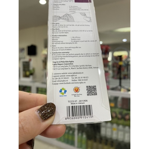 NGHIA Stainless Steel Pusher S-506