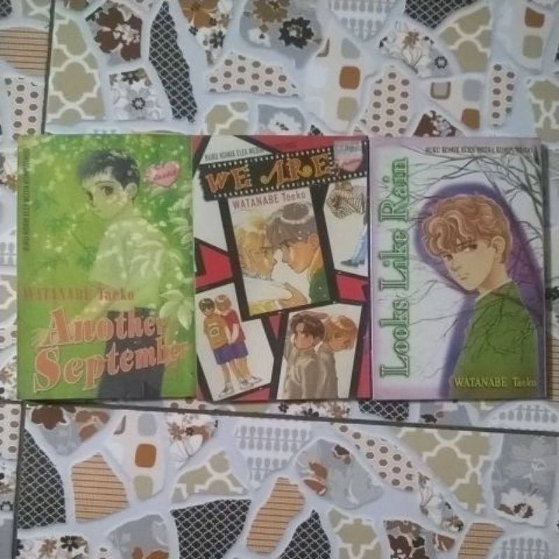 Komik Set BL Bromance Another September, We Are, Looks Like Rain by Watanabe Taeko