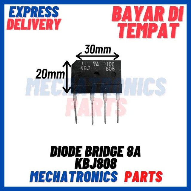 [PAS-9300] DIODE BRIDGE 8A KBJ808