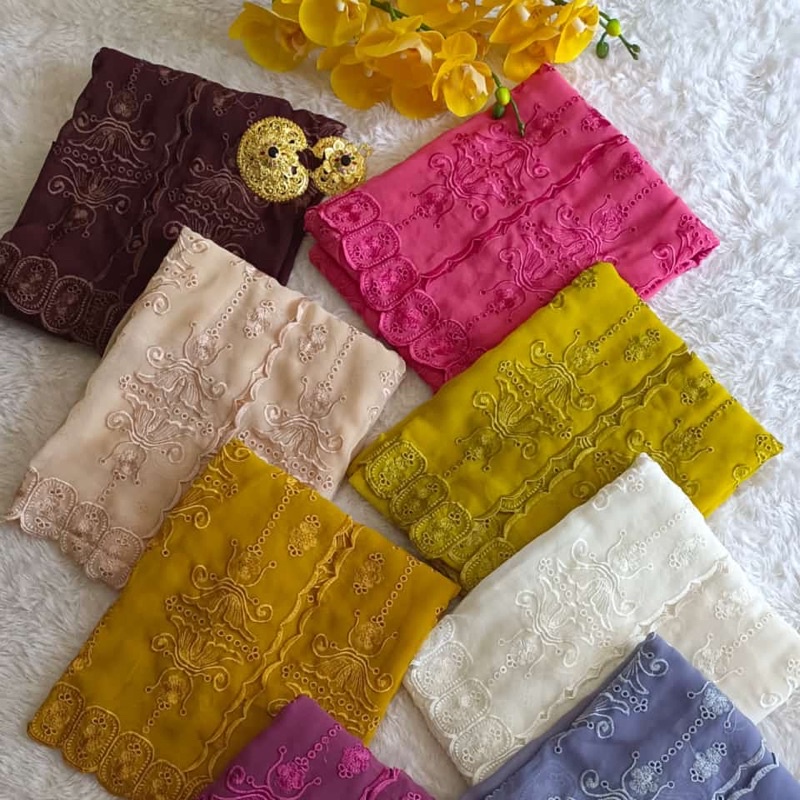 [ BAHAN ] KEBAYA BALI BORDIR| KEBAYA MURAH | KEBAYA BORDIR | KAIN KEBAYA | KEBAYA MODERN