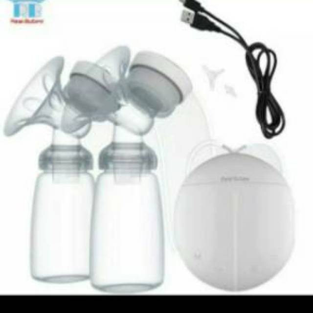 [Garansi Toko] Pompa Asi Real Bubee Double Electric Breast Pump | Pompa ASI Elektrik Ganda. packing Buble dus